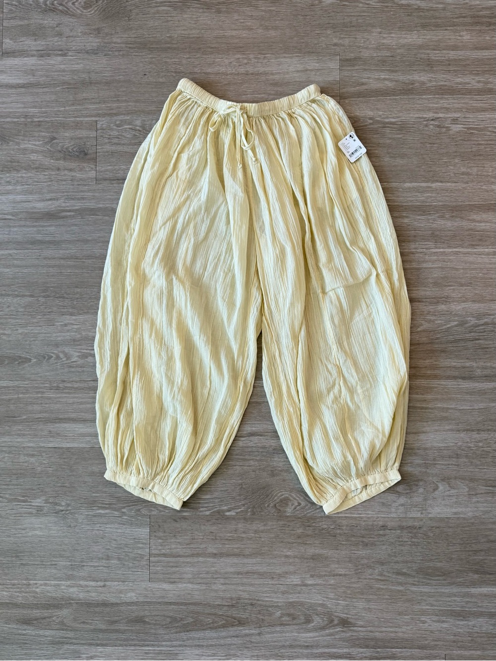 NWT Free People free-est Playa Party Balloon Pants in Khaki Chino, Size XS